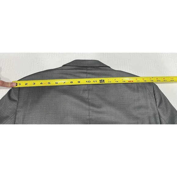 Kenneth Cole Reaction, Men's Blazer Sport Coat Size 40R, Dark Gray Techni-Cole - Picture 13 of 13